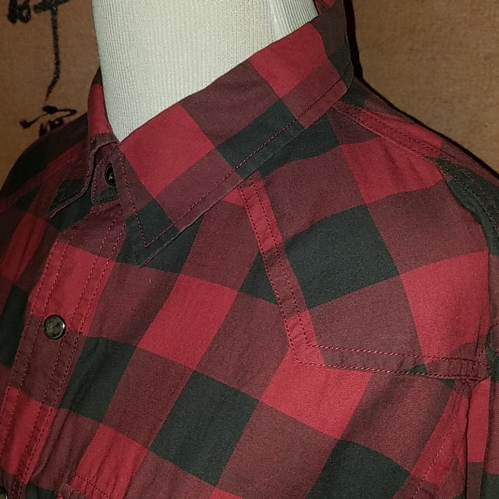 Plaid Button Up - Picture 2 of 3